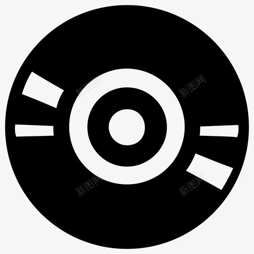 光碟dvd储存装置图标svg_新图网 https://ixintu.com dvd 储存装置 光碟 摄影器材图示符号