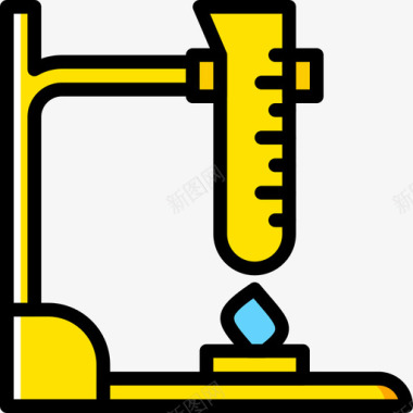 试管科学18黄色图标图标