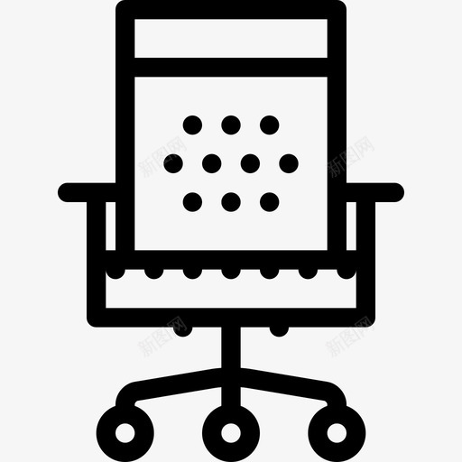 办公椅家具23直线型图标svg_新图网 https://ixintu.com 办公椅 家具23 直线型