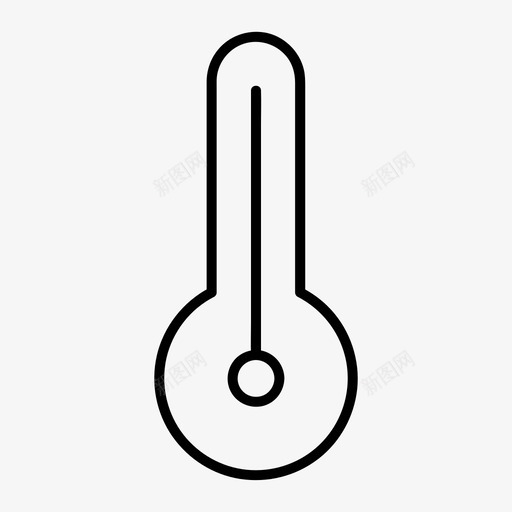 温度计医疗保健温度图标svg_新图网 https://ixintu.com 医疗保健 基本图标所有尺寸 天气 温度 温度计 温暖
