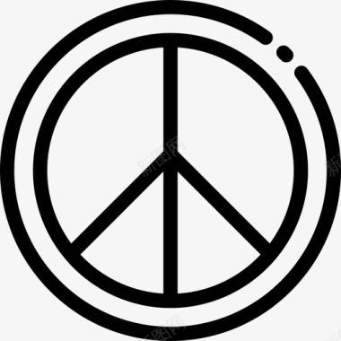 和平主义嬉皮士12直系图标图标