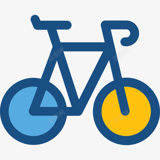 自行车旅行29双色调图标svg_新图网 https://ixintu.com 双色调 旅行29 自行车