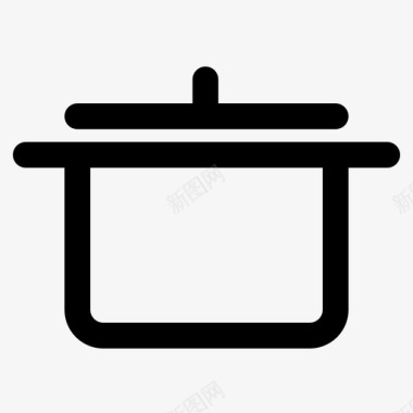 锅厨师厨房图标图标