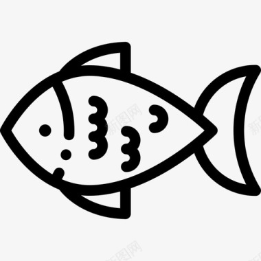 鱼健康食品9直系图标图标