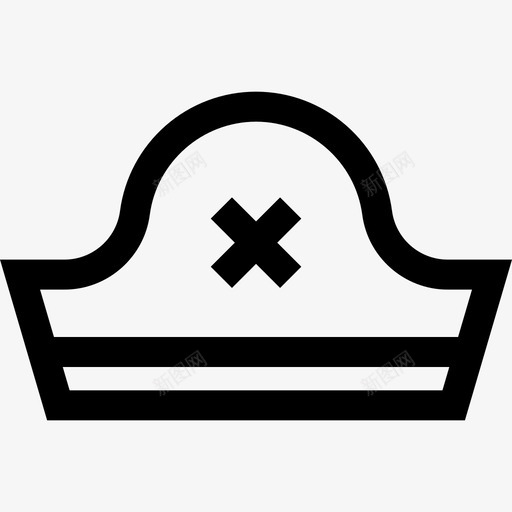海盗帽海盗9直系图标svg_新图网 https://ixintu.com 海盗9 海盗帽 直系