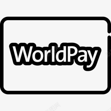Worldpay信用卡4直拨图标图标
