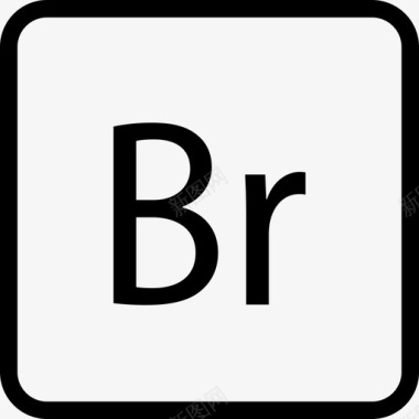 BR文件2线性图标图标