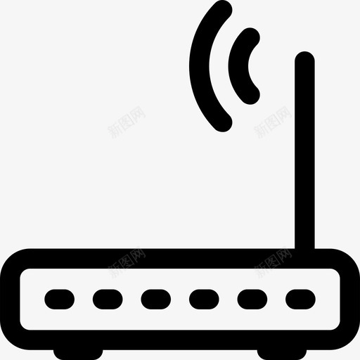 Wifi电子设备16线性图标svg_新图网 https://ixintu.com Wifi 电子设备16 线性