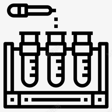 研究化学实验室图标图标