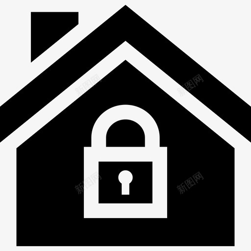 房子钥匙锁2装满了图标svg_新图网 https://ixintu.com 房子 装满了 钥匙锁2