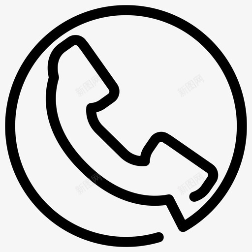 呼叫联系人帮助图标svg_新图网 https://ixintu.com 呼叫 基本ui循环 帮助 电话 联系人
