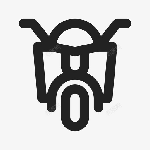 摩托车轻便摩托车滑板车图标svg_新图网 https://ixintu.com 摩托车 滑板车 轻便摩托车 运输工具