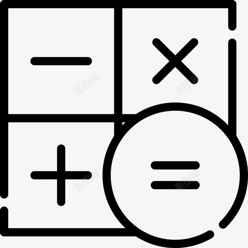 数学电子与网络元素集合4线性图标svg_新图网 https://ixintu.com 数学 电子与网络元素集合4 线性