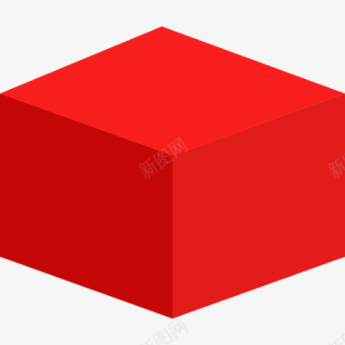 立方体创意流程10平面图标图标