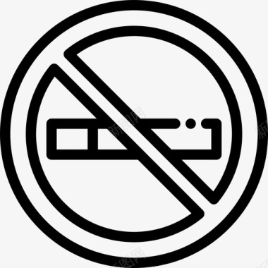 禁止吸烟13号机场直航图标图标