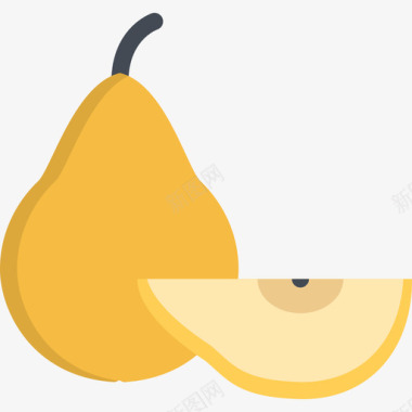梨食品22扁平图标图标