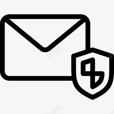 邮件电子邮件操作2线性图标图标