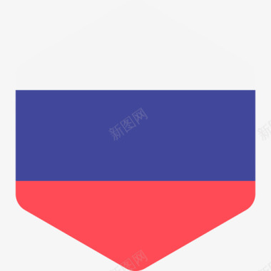 俄罗斯国际国旗2六边形图标图标