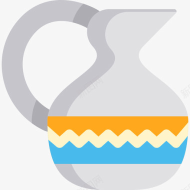 茶壶水疗保健2扁平图标图标