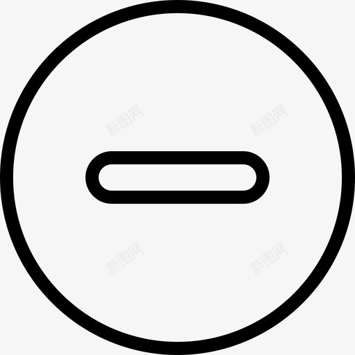 减号按钮按钮图标svg_新图网 https://ixintu.com 减号 减号按钮 减号按钮图标 减法 按钮 按钮图标 箭头 负号