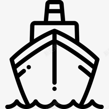 船水手2直线型图标图标