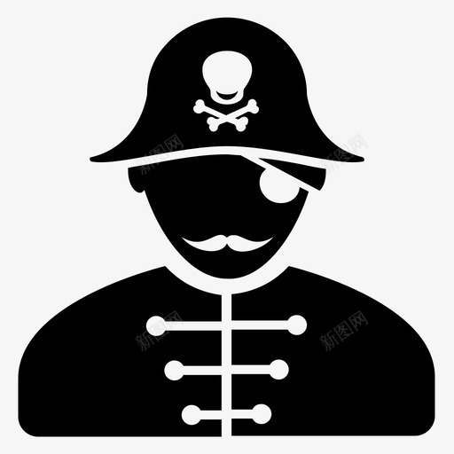 海盗强盗加勒比海图标svg_新图网 https://ixintu.com 加勒比海 强盗 海盗 犯罪 职业雕文矢量图标