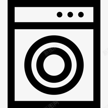 厨房工具家居用品4线性图标图标