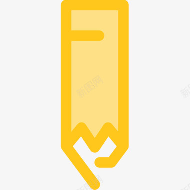 铅笔网10黄色图标图标