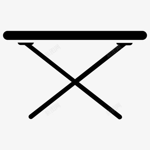 折叠桌咖啡桌餐桌图标svg_新图网 https://ixintu.com 咖啡桌 宴会桌 家具 折叠桌 木制家具雕刻图标 餐桌