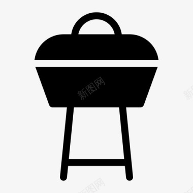 烤架烧嘴烹饪图标图标