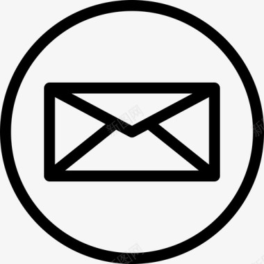 用户界面电子邮件信封图标图标