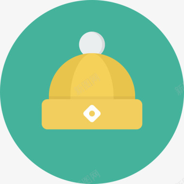 冬季帽子商务自由时间平装图标图标
