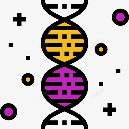 Dna医院保健线性颜色图标svg_新图网 https://ixintu.com Dna 医院保健 线性颜色