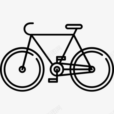 自行车运动51128px线图标图标