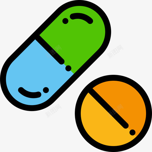 药物研究科学4线性颜色图标svg_新图网 https://ixintu.com 研究科学4 线性颜色 药物