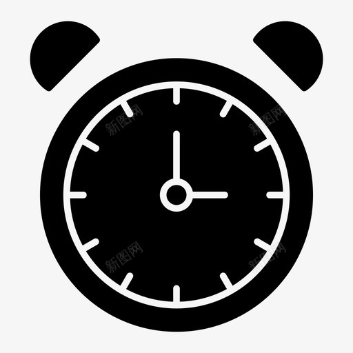 钟三点钟时间图标svg_新图网 https://ixintu.com 三点钟 手表 挂钟 时间 钟