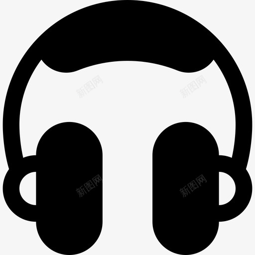 耳机实物资产11填充图标svg_新图网 https://ixintu.com 填充 实物资产11 耳机