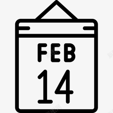 情人节浪漫生活方式8直系图标图标