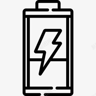 电池ui接口2线性图标图标