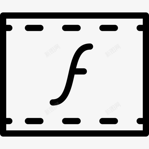 AdobeFlash播放器视频16线性图标svg_新图网 https://ixintu.com AdobeFlash播放器 线性 视频16