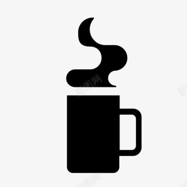 热饮料咖啡杯子图标图标