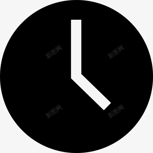 计时器时钟手表图标svg_新图网 https://ixintu.com 手表 时钟 用户界面 计时器