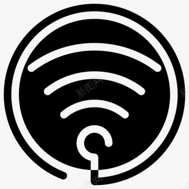 wifi连接internet图标图标
