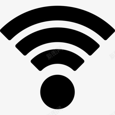 Wifi基本要素3已填充图标图标