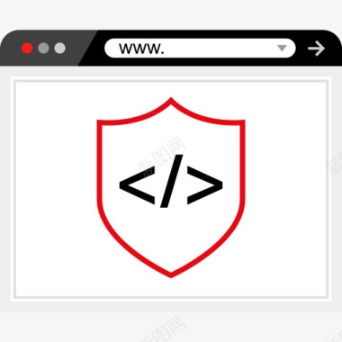 安全开发web3平面图标图标