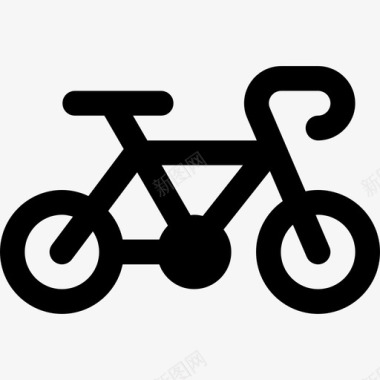 自行车夏季时间6装满图标图标