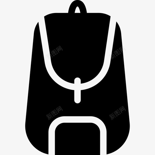 背包回学校15装满了图标svg_新图网 https://ixintu.com 回学校15 背包 装满了