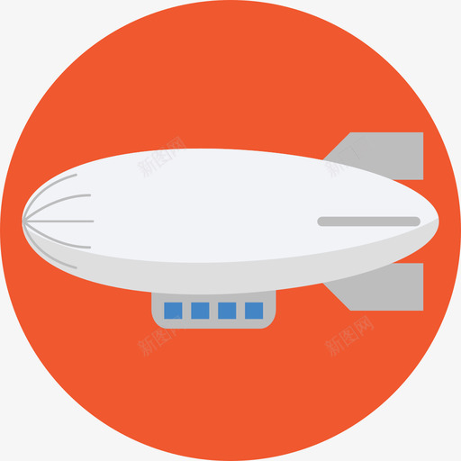 齐柏林飞艇27号运输机扁平图标svg_新图网 https://ixintu.com 27号运输机 扁平 齐柏林飞艇