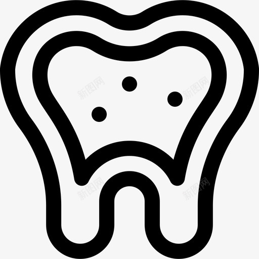 牙齿牙齿护理11线性图标svg_新图网 https://ixintu.com 牙齿 牙齿护理11 线性