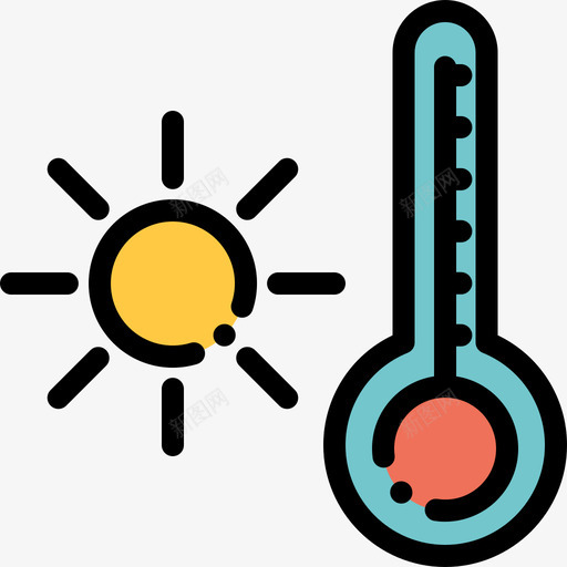 温度农业31线性颜色图标svg_新图网 https://ixintu.com 农业31 温度 线性颜色